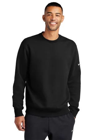 Nike Mens Club Fleece Crewneck Sweatshirt - Black