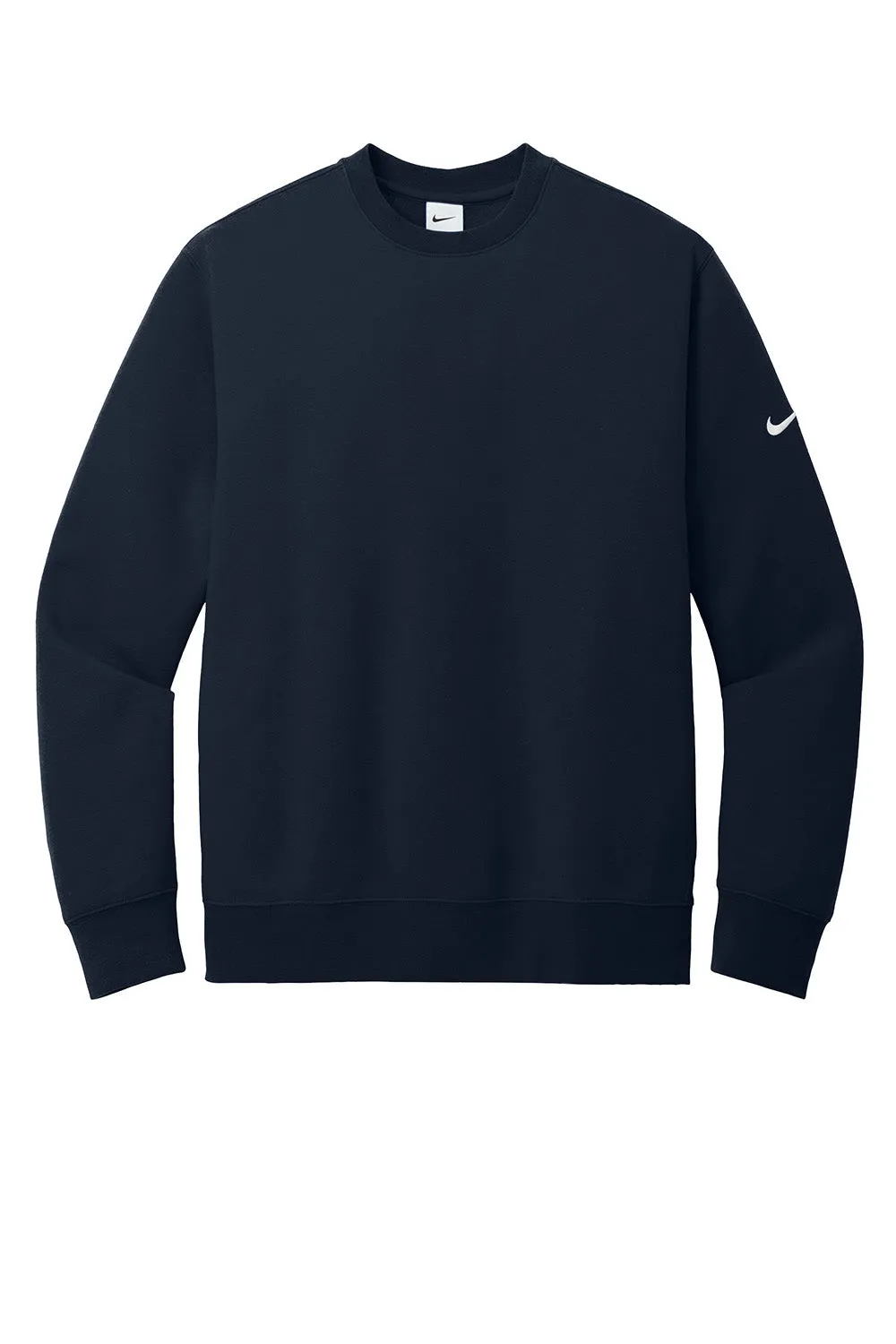 Nike Mens Club Fleece Crewneck Sweatshirt - Midnight Navy Blue