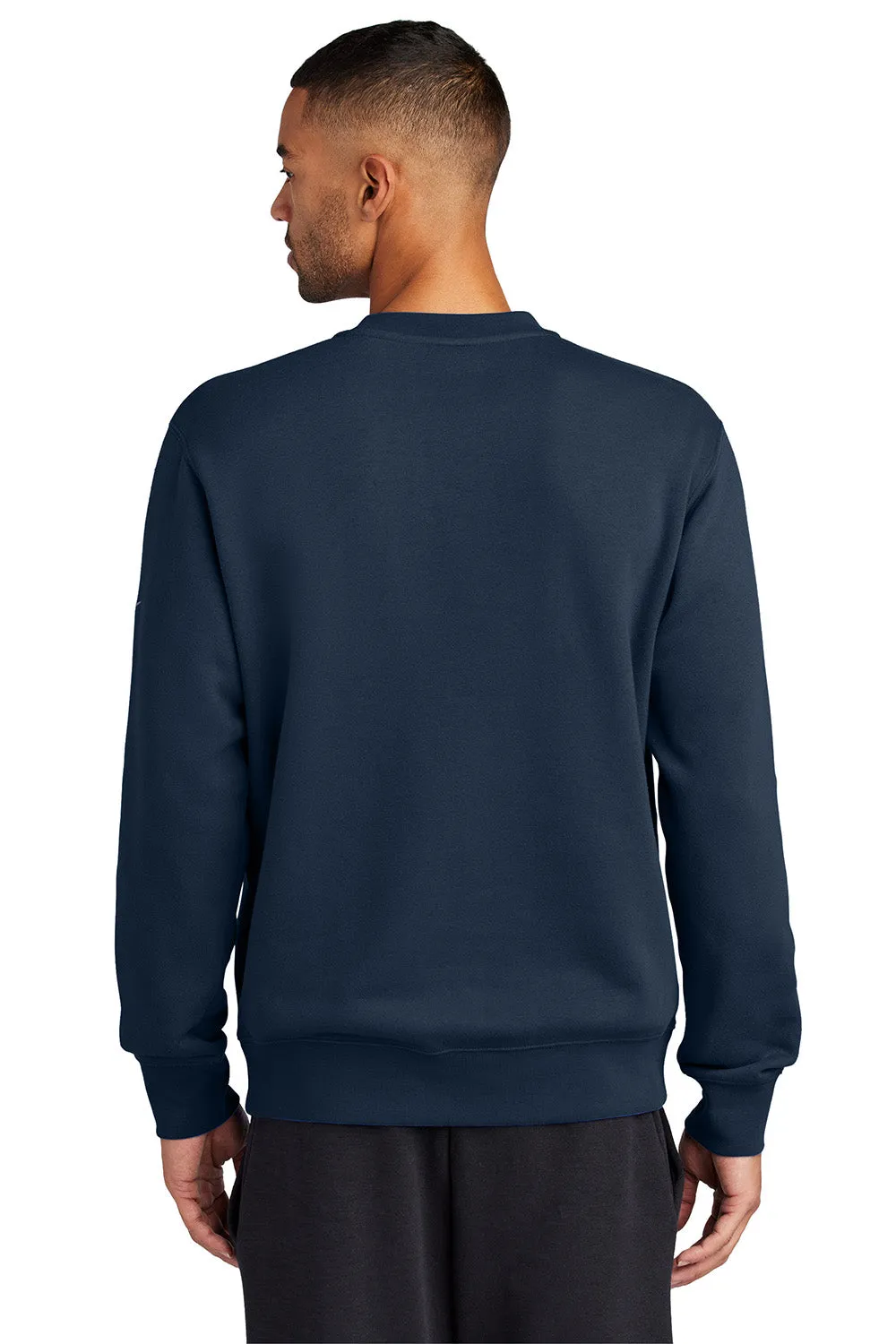 Nike Mens Club Fleece Crewneck Sweatshirt - Midnight Navy Blue