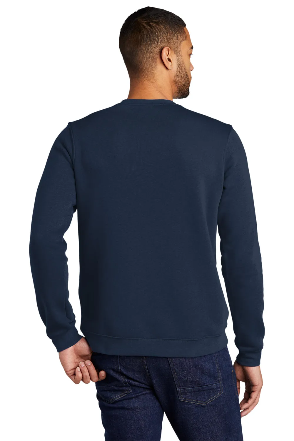 Nike Mens Club Fleece Crewneck Sweatshirt - Navy Blue