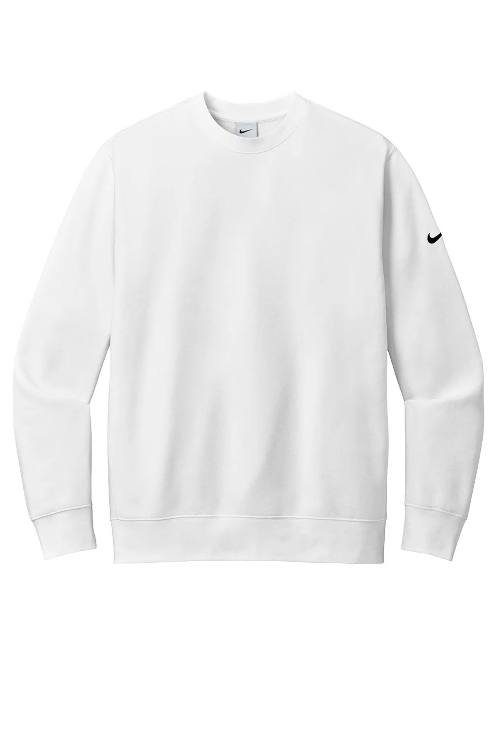 Nike Mens Club Fleece Crewneck Sweatshirt - White