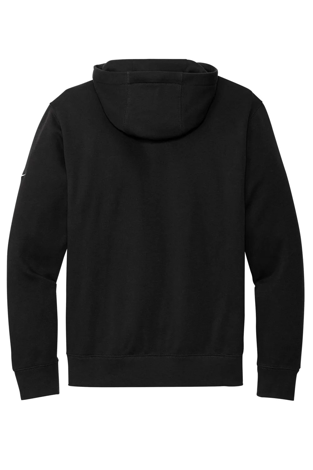 Nike Mens Club Fleece Hooded Sweatshirt Hoodie w/ Pouch Pocket - Black