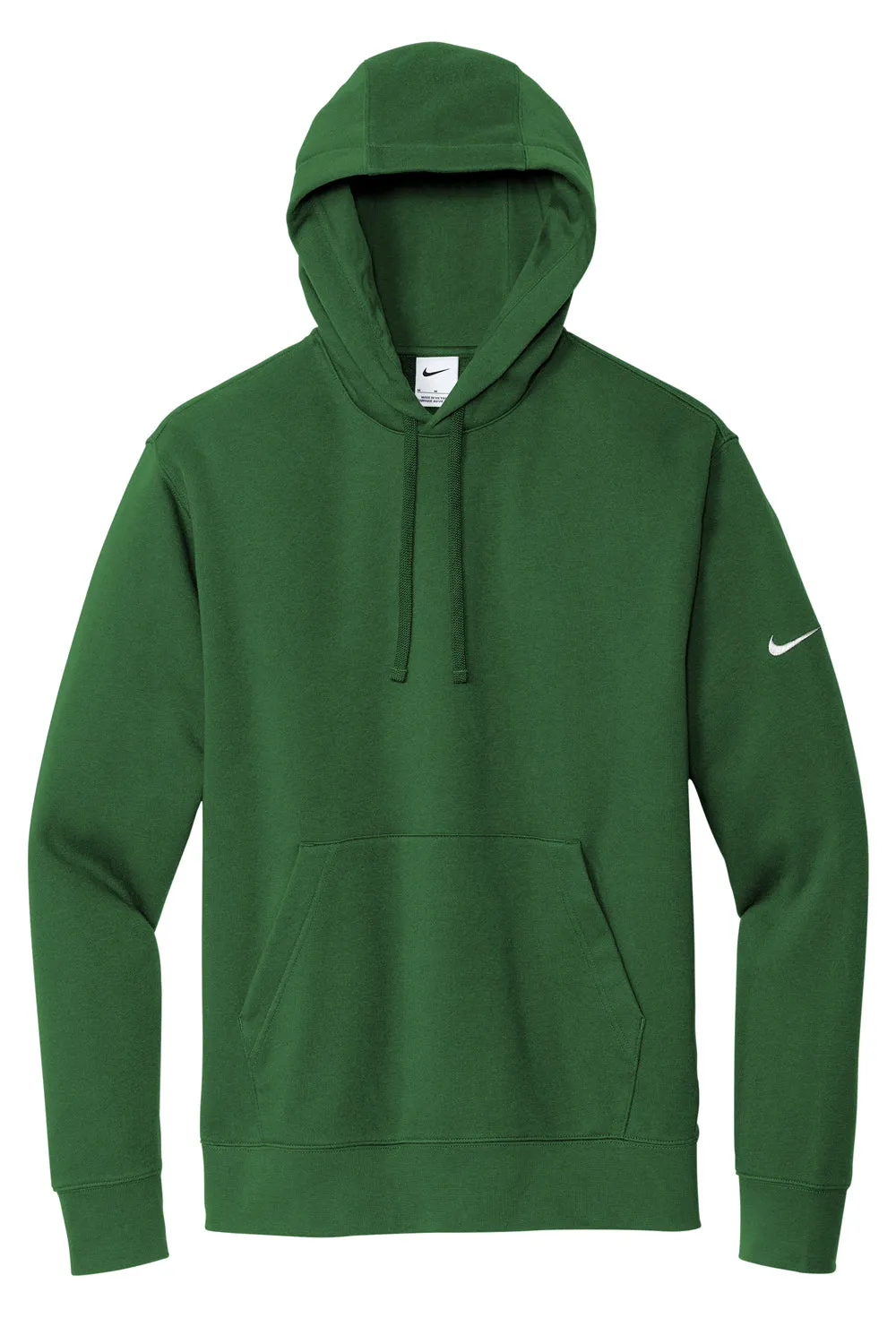 Nike Mens Club Fleece Hooded Sweatshirt Hoodie w/ Pouch Pocket - Gorge Green
