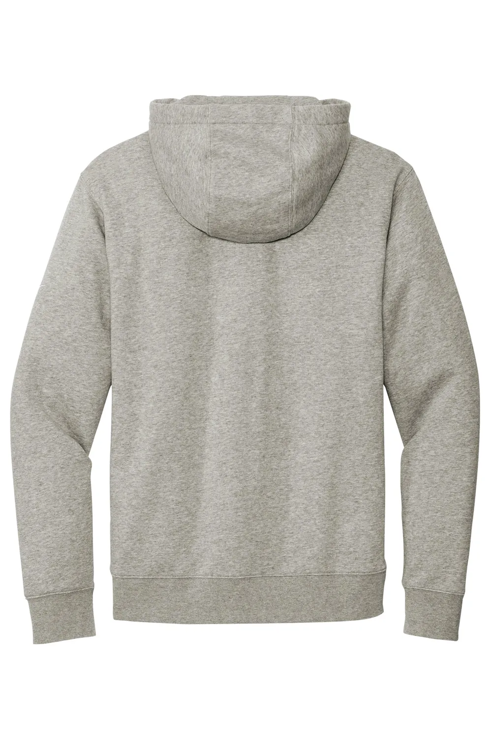 Nike Mens Club Fleece Hooded Sweatshirt Hoodie w/ Pouch Pocket - Heather Dark Grey
