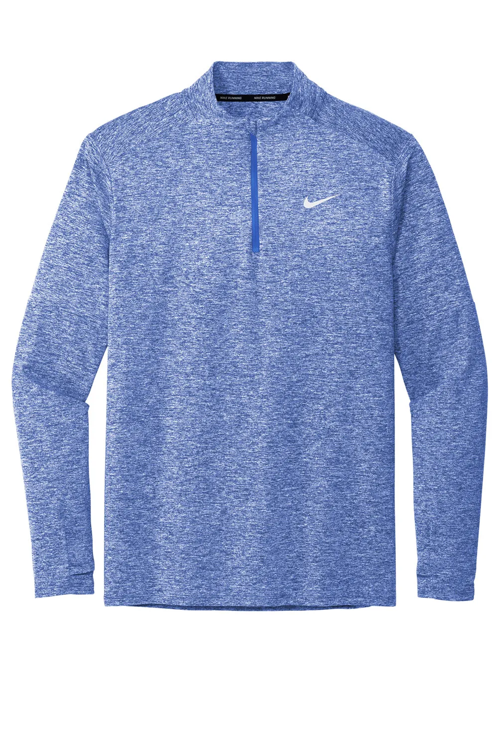 Nike Mens Element Dri-Fit Moisture Wicking 1/4 Zip Sweatshirt - Heather Royal Blue