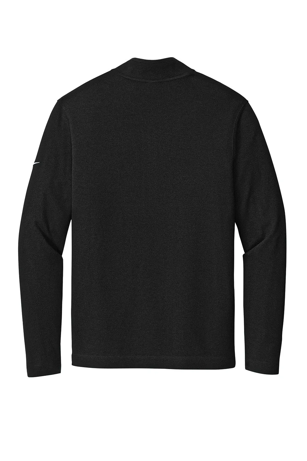 Nike Mens Textured 1/4 Zip Sweatshirt - Black