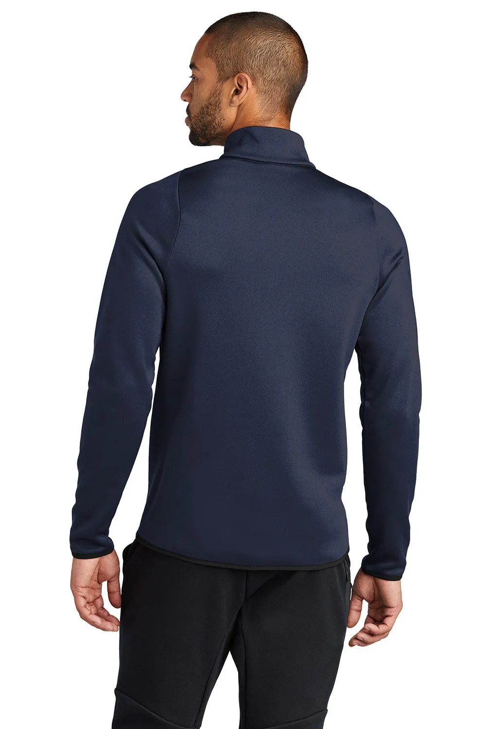 Nike Mens Therma-Fit Moisture Wicking Fleece 1/4 Zip Sweatshirt - Team Navy Blue