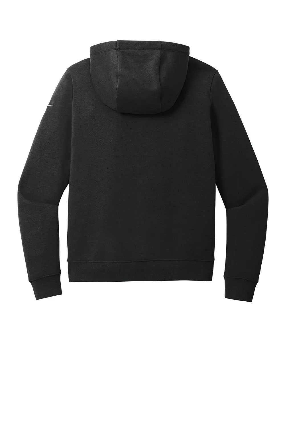 Nike Womens Club Fleece Hooded Sweatshirt Hoodie w/ Pouch Pockets - Black