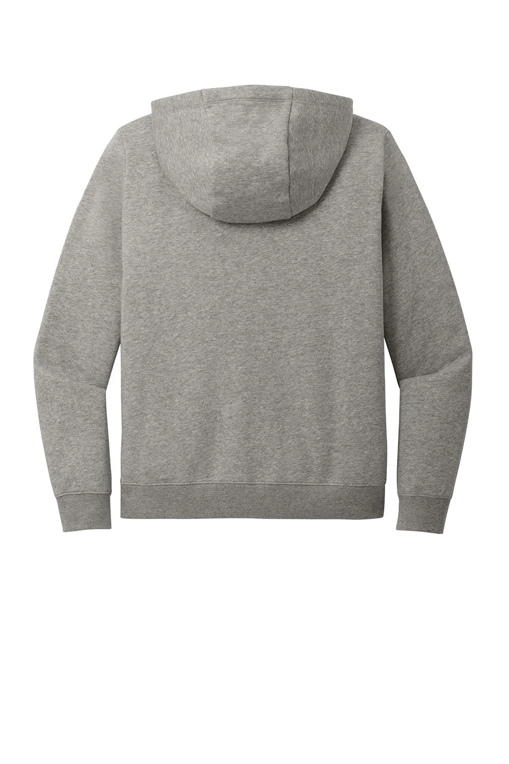 Nike Womens Club Fleece Hooded Sweatshirt Hoodie w/ Pouch Pockets - Heather Dark Grey