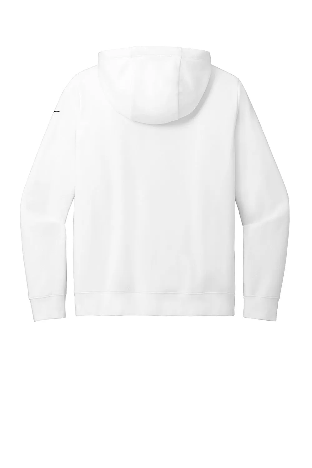 Nike Womens Club Fleece Hooded Sweatshirt Hoodie w/ Pouch Pockets - White