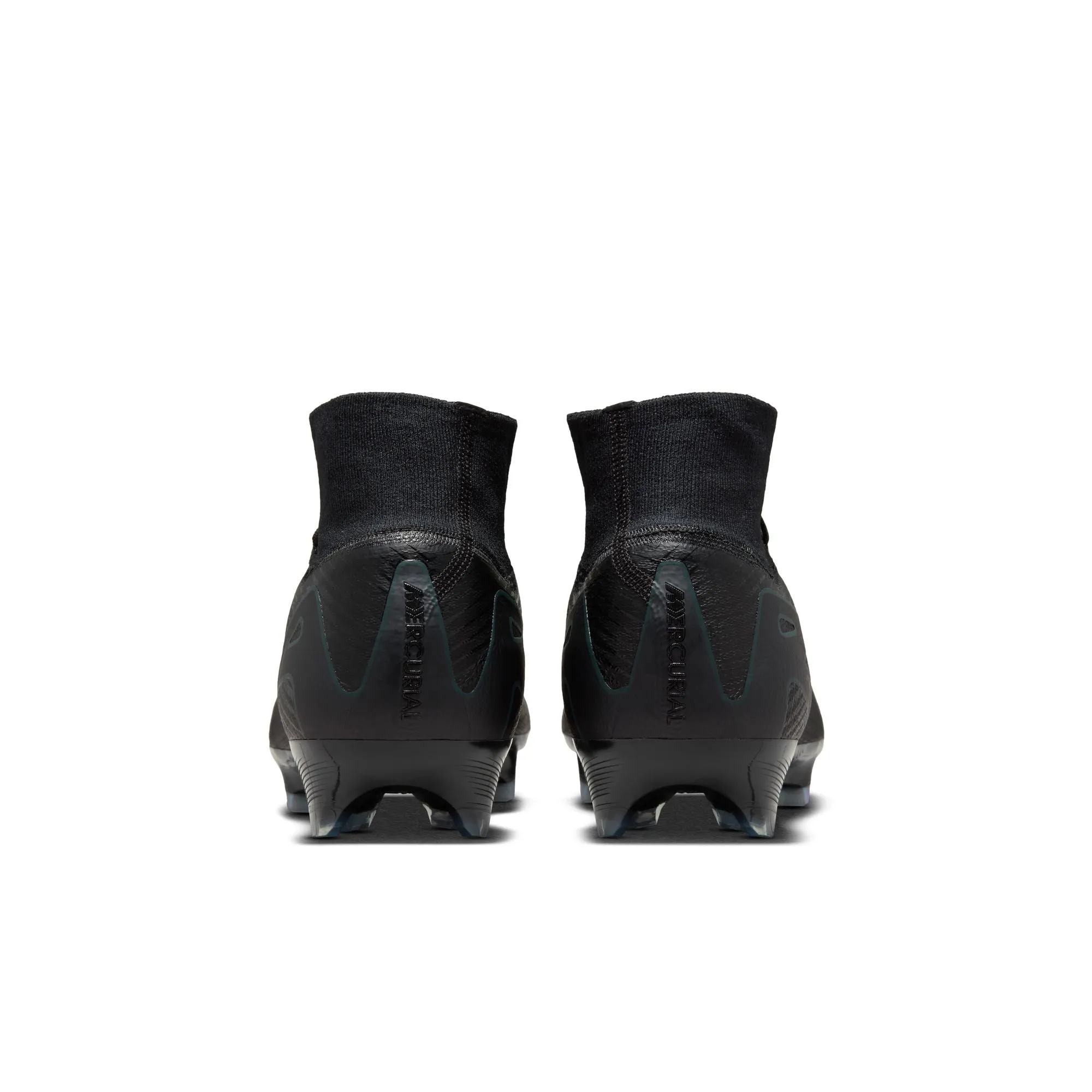 Nike Zoom Superfly 10 Elite FG/MG Firm Ground Socer Cleats - Black/Black-Deep Jungle