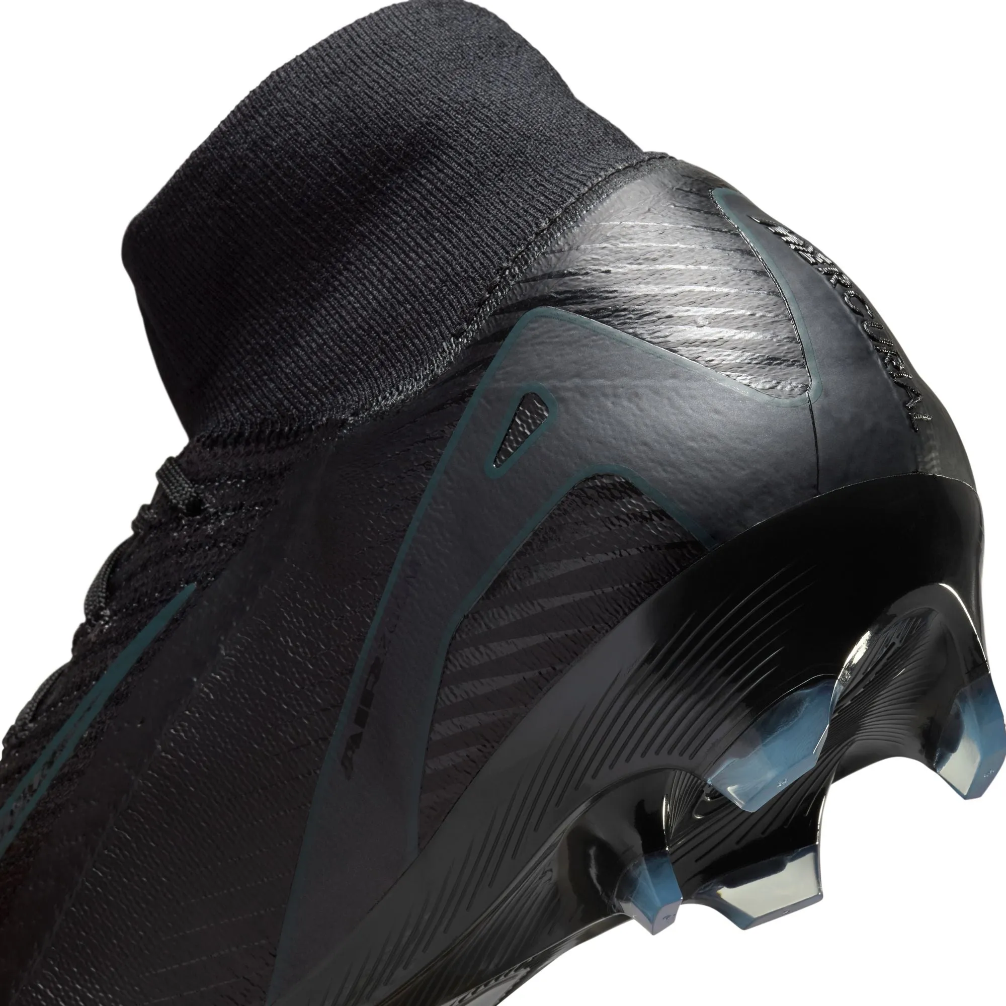 Nike Zoom Superfly 10 Elite FG/MG Firm Ground Socer Cleats - Black/Black-Deep Jungle