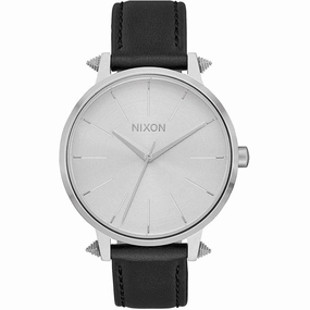 Nixon Women's Quartz Watch - Kensington Silver Dial Leather Strap SS Case | A1083149 Luxury Quartz Watch Quartz Watch Sale