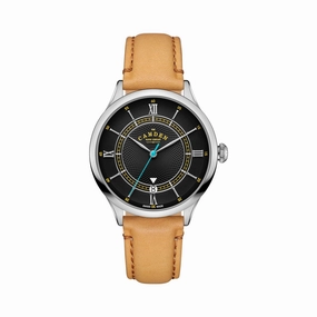 No.274 Automatic Steel, black and tan,women's watches,ladies watch,elegant women's watch, minimalist women??s watch,fashion watch for women, classic watch for women,waterproof women??s watch,women's watch for work, women's watch for gift, wedding watch