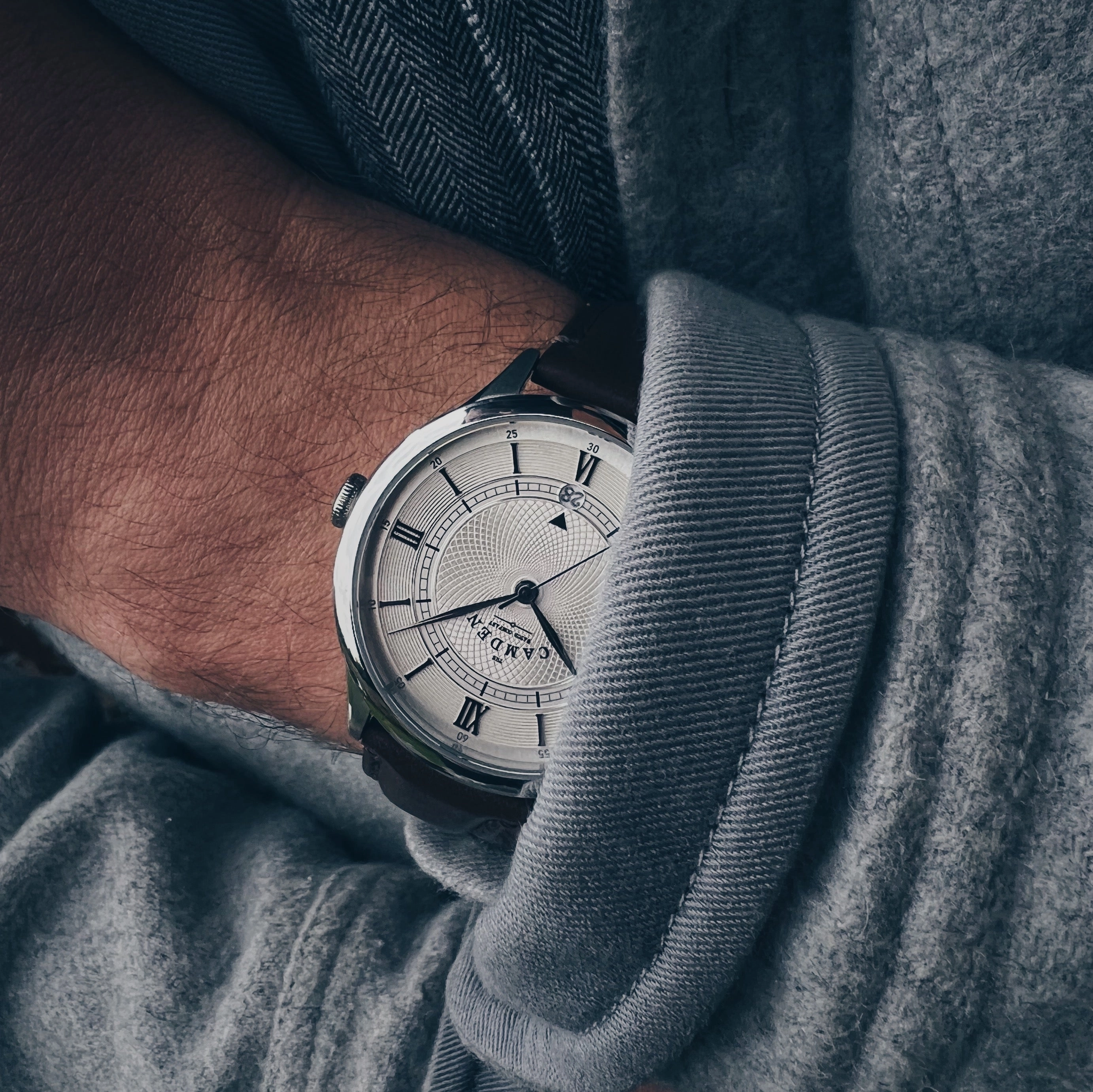 No.274 Automatic Steel, steel and oxblood