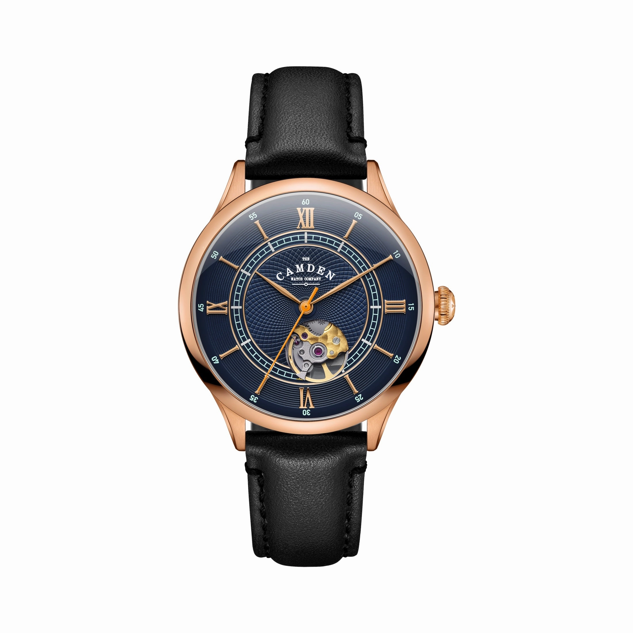 No.274 Open Heart Rose gold, blue and black,women's watches,ladies watch,elegant women's watch, minimalist women??s watch,fashion watch for women, classic watch for women,waterproof women??s watch,women's watch for work, women's watch for gift, wedding
