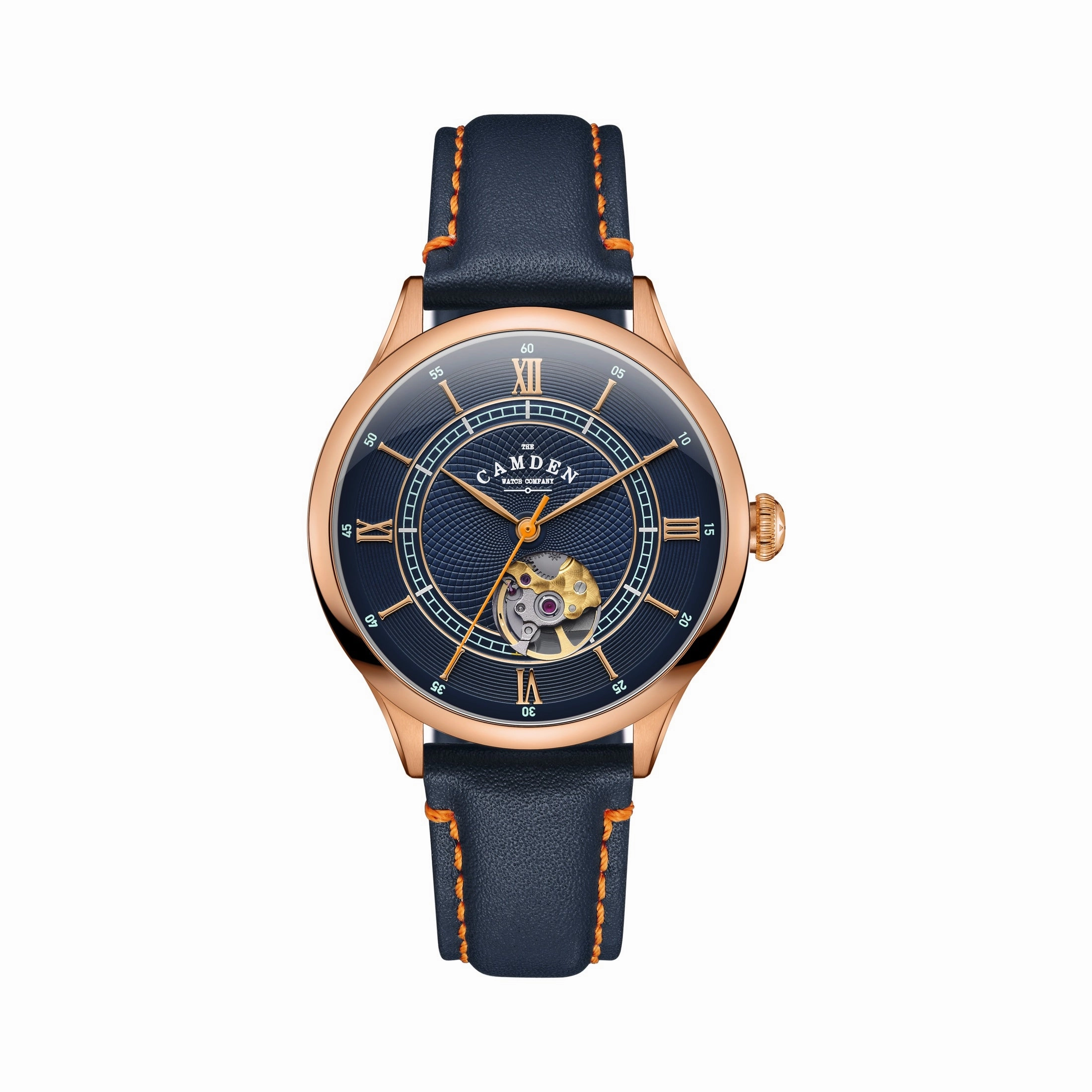 No.274 Open Heart Rose gold, blue and blue,women's watches,ladies watch,elegant women's watch, minimalist women??s watch,fashion watch for women, classic watch for women,waterproof women??s watch,women's watch for work, women's watch for gift, wedding 
