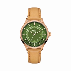 No.274 Rose gold, green and tan,women's watches,ladies watch,elegant women's watch, minimalist women??s watch,fashion watch for women, classic watch for women,waterproof women??s watch,women's watch for work, women's watch for gift, wedding watch for b