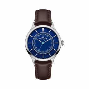 No.274 Steel, navy and brown,women's watches,ladies watch,elegant women's watch, minimalist women??s watch,fashion watch for women, classic watch for women,waterproof women??s watch,women's watch for work, women's watch for gift, wedding watch for brid