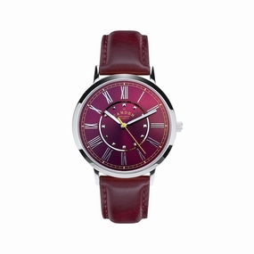 No.27 Oxblood and Oxblood,women's watches,ladies watch,elegant women's watch, minimalist women??s watch,fashion watch for women, classic watch for women,waterproof women??s watch,women's watch for work, women's watch for gift, wedding watch for bride, 