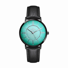 No.27 Type II Teal and Black,women's watches,ladies watch,elegant women's watch, minimalist women??s watch,fashion watch for women, classic watch for women,waterproof women??s watch,women's watch for work, women's watch for gift, wedding watch for brid