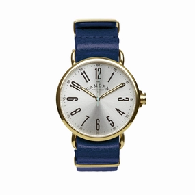 No.88 Gold and Navy Leather,women's watches,ladies watch,elegant women's watch, minimalist women??s watch,fashion watch for women, classic watch for women,waterproof women??s watch,women's watch for work, women's watch for gift, wedding watch for bride