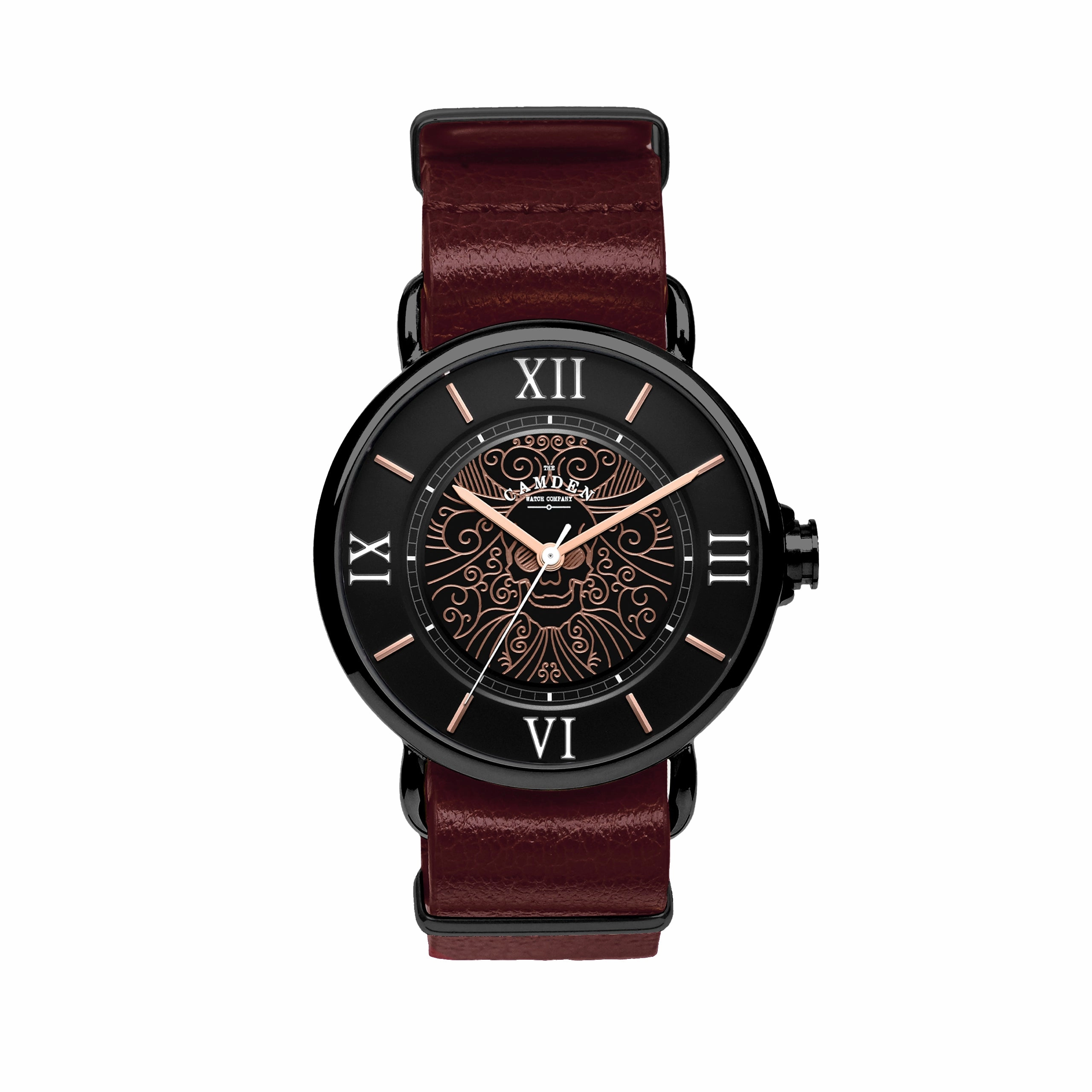 No.88 Memento Mori Oxblood,women's watches,ladies watch,elegant women's watch, minimalist women??s watch,fashion watch for women, classic watch for women,waterproof women??s watch,women's watch for work, women's watch for gift, wedding watch for bride,