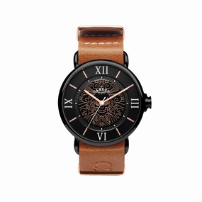 No.88 Memento Mori Tan,women's watches,ladies watch,elegant women's watch, minimalist women??s watch,fashion watch for women, classic watch for women,waterproof women??s watch,women's watch for work, women's watch for gift, wedding watch for bride, aff