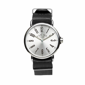 No.88 Steel and Black Nato,women's watches,ladies watch,elegant women's watch, minimalist women??s watch,fashion watch for women, classic watch for women,waterproof women??s watch,women's watch for work, women's watch for gift, wedding watch for bride,