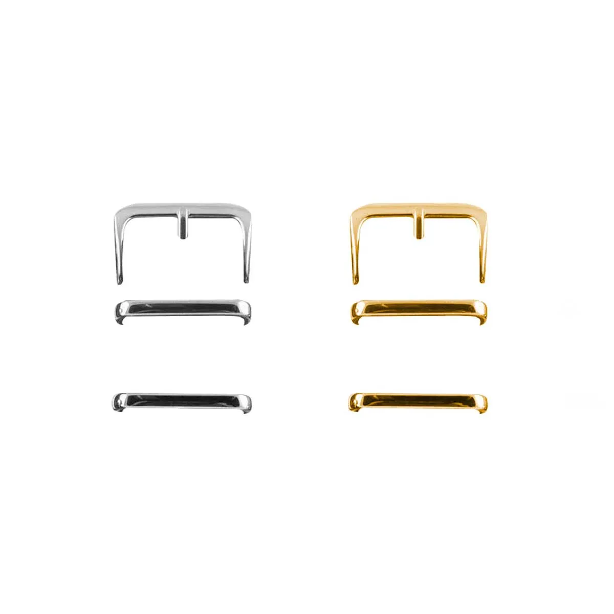Nylon / fabric nato strap - 2 colors stripes (black, brown, grey, blue, red, white, yellow, beige)