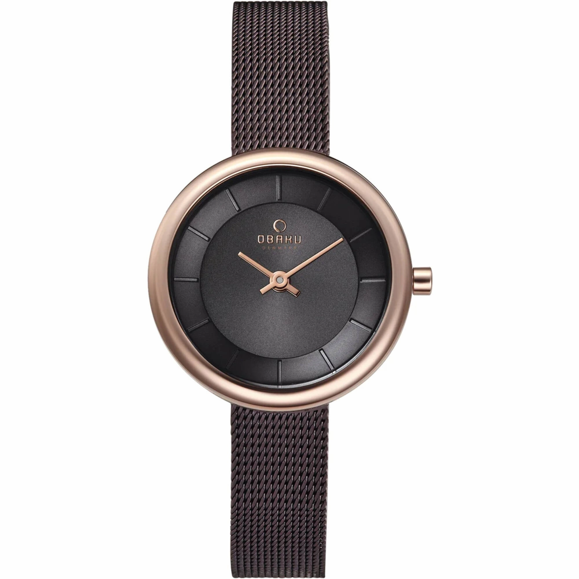 Obaku Women's Watch - Classic Black Plated Stainless Steel Bracelet | V146LXVNMN Luxury Quartz Watch Quartz Watch Sale