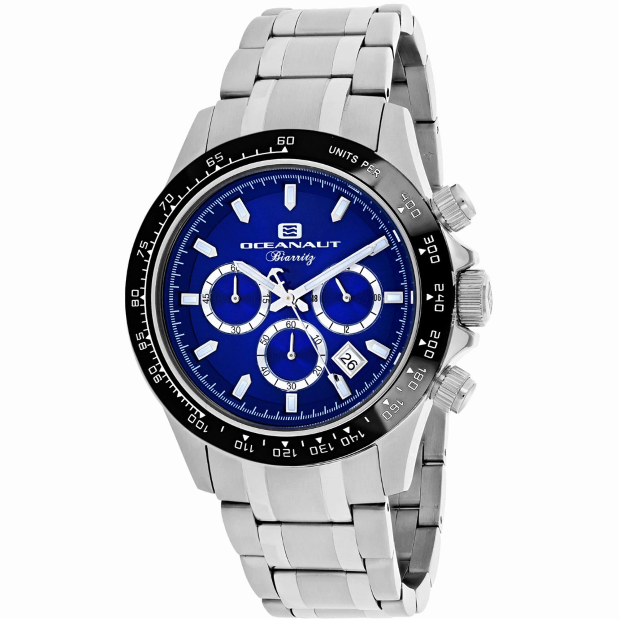 Oceanaut Men's Watch - Biarritz Quartz Blue Dial Stainless Steel Bracelet | OC6113 Luxury Quartz Watch Quartz Watch Sale