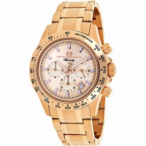 Oceanaut Men's Watch - Biarritz Rose Gold Dial Plated Steel Bracelet | OC6123 Luxury Quartz Watch Quartz Watch Sale