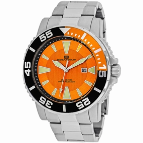 Oceanaut Men's Watch - Marletta Quartz Orange Dial Stainless Steel Bracelet | OC2910 