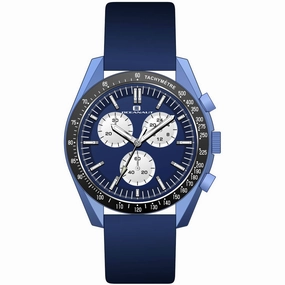Oceanaut Men's Watch - Orbit Quartz Blue Stainless Steel Case Leather Strap | OC7584 Luxury Quartz Watch Quartz Watch Sale