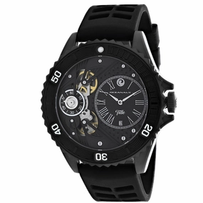 Oceanaut Men's Watch - Tide Quartz Black Dial Rubber Strap | OC0997 