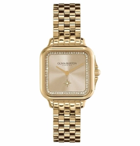 Olivia Burton Grosvenor Gold Plated Ladies Watch 24000084 