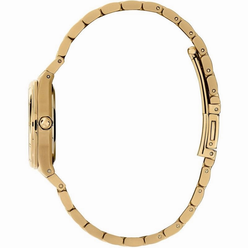 Olivia Burton Mini Hexa Ladies Gold Plated Watch 24000107