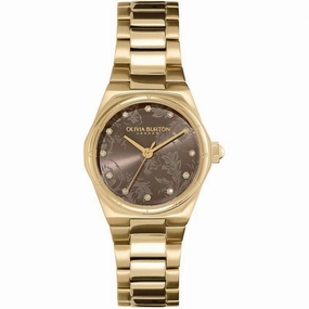 Olivia Burton Mini Hexa Ladies Gold Plated Watch 24000107 