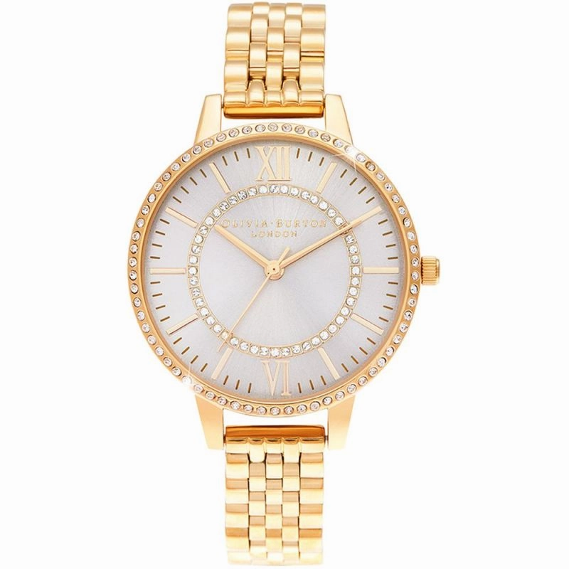 Olivia Burton Wonderland Gold Ladies Watch OB16WD90 