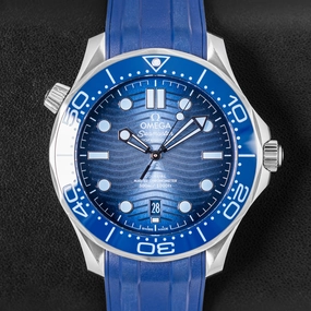 Omega Seamaster Diver 300M 210.32.42.20.03.002 "Summer Blue" affordable sports watches lightweight cycling smart running swimming sports watches
