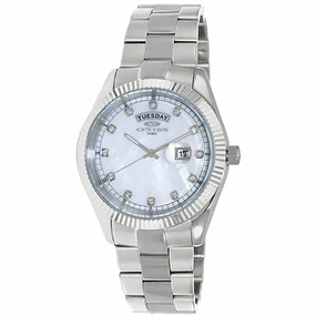 Oniss Men's Watch - Admiral Quartz White Dial Stainless Steel Bracelet | ON3881-MWHT Luxury Quartz Watch Quartz Watch Sale