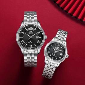 ORIENT Fashion White Couple Watches, A Pair Of Korean Version Of The Trend Of Steel Belt Lovers Watch Men Watch Waterproof Watch,seiko watches,mens watches,couple watches,watches designer,watches discount,watches for women,cople watchescouple watches luxur