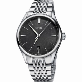 Oris Men's Watch - Artelier Automatic Grey Dial Bracelet | 01 733 7721 4053-07 8 21 79 men's watches best men's watches under $500 affordable men's watches men watches classic