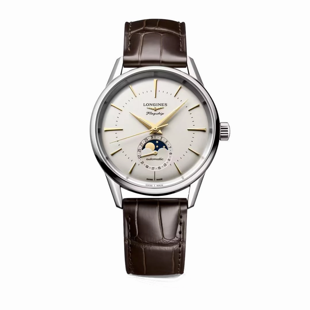Orologio Longines FLAGSHIP HERITAGE MOONPHASE,quartz watch,quartz watches for men,quartz watches for women,best quartz watch,minimalist quartz watch,luxury quartz watch,waterproof quartz watch,analog quartz watch,digital quartz watch,affordable quartz watc