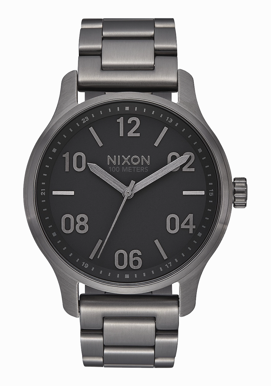 Patrol - Gunmetal / Black stainless-steel watches stainless steel watch bands stainless steel watches cheap