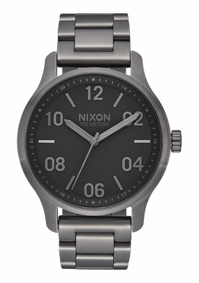 Patrol - Gunmetal / Black stainless-steel watches stainless steel watch bands stainless steel watches cheap