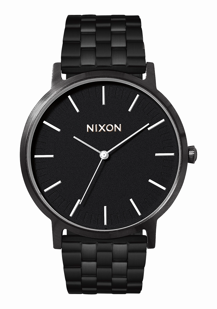 Porter - All Black / White stainless-steel watches stainless steel watch bands stainless steel watches cheap