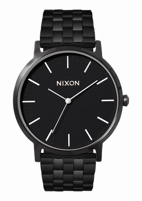 Porter - All Black / White stainless-steel watches stainless steel watch bands stainless steel watches cheap