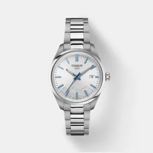 PR 100 Jungfraubahn Unisex Quartz Silver Dial Analog Stainless Steel Watch T1502101103101 budget    watches    watches classic